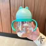 Baby Sippy Water Cup Straw with Handle 250ml (China) - Image 6