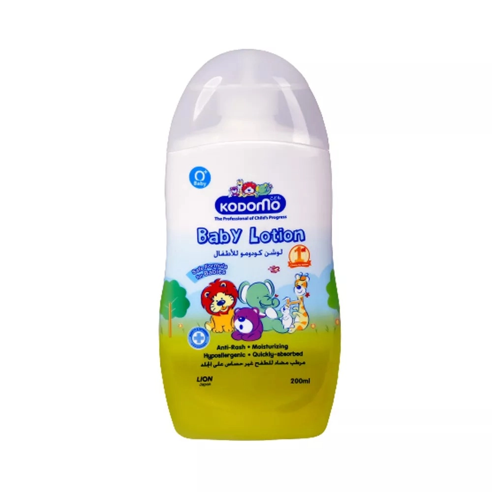 kodomo-baby-lotion-200-ml-96b09e5a-c4df-405c-9377-82507cd10f8a.webp Kodomo Baby Lotion 180ml (O+ Month) Thailand - Image 1