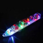 Electric Light Music Transparent Gear Train Toy - Image 2