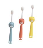 Baby Smile Soft Bristle Children's Toothbrushes with Non-Slip Handle, Fine Bristles, Cartoon Design for Sensitive Gums - Image 3