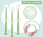 Full Silicone Baby Hand Brush & Teether Set - 3 pcs with Square Box - Image 2