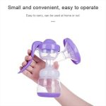 Manual Breast Pump - Adjustable Suction Silicone Hand Pump Breastfeeding - Image 3