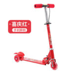 Lighting Rubber Wheel Kick Scooter - Image 3