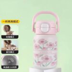 Colii 300ml Kanglin Floral Print Thermos Water Bottle - Image 3